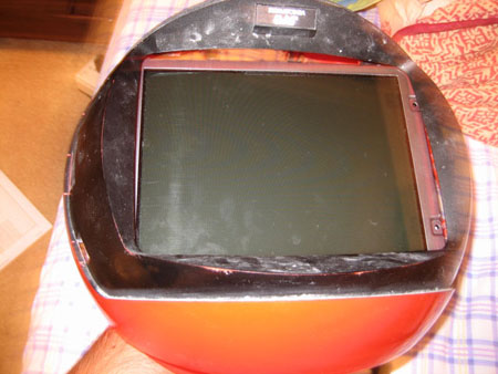 Fit testing the LCD to the Videosphere