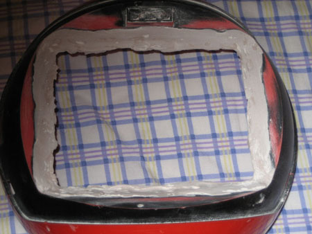 Initial first phase of sanding