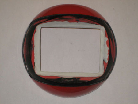 Computershpere bezel after sanding and trimming