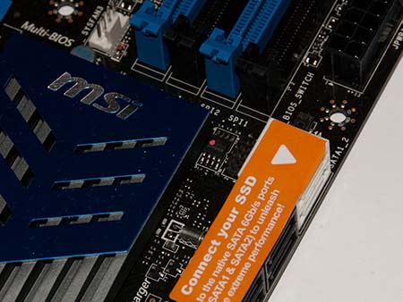 A red dot on the BIOS chip indicates an older firmware model